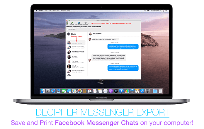 How to print and save Facebook Messenger chat messages on any computer