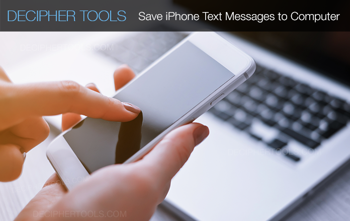 Follow these steps to save iPhone text messages to computer on any Mac or PC.