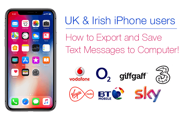 UK iPhone Users How to Save / Export Text Messages to Your Computer.